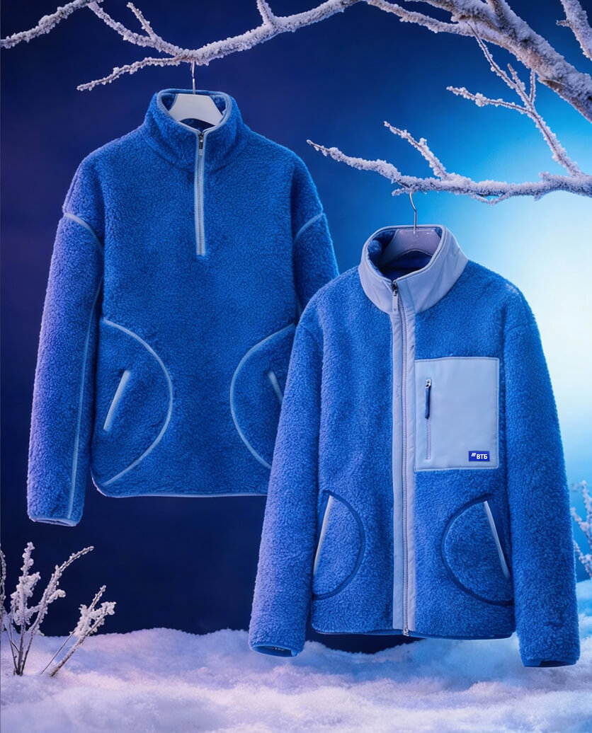 Флисовая кофта